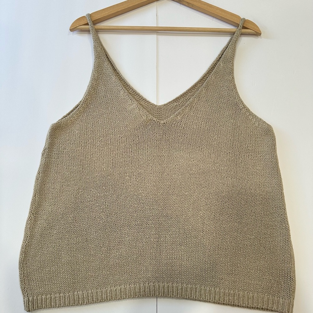 H&M Taupe Knit Tank Top - Picture 4 of 7